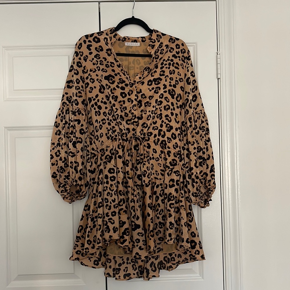Size L. Adorable boutique Leopard Dress